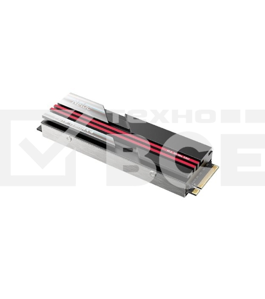 Накопитель SSD Netac NV7000, 2Tb, M.2 2280, PCIe 4.0 x4, NVMe, R/W 7200/6800, с радиатором