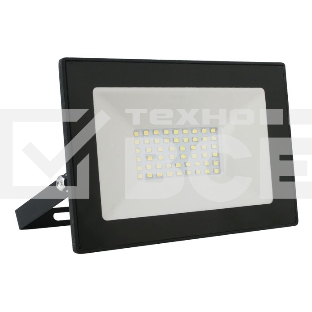 Прожектор уличный Ultraflash LFL-7001 C02 светодиодный 70Вт корп.мет./стек.черный (13328)