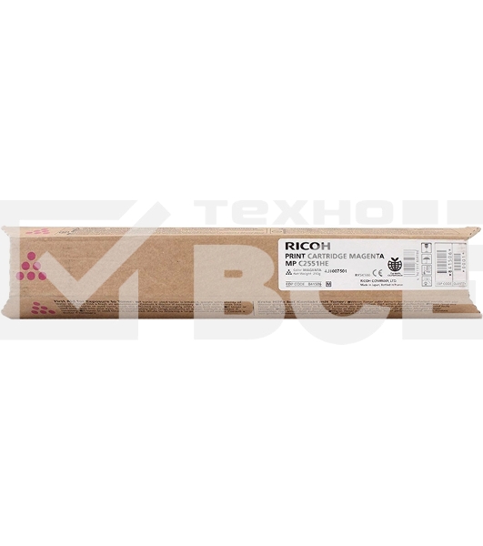 Картридж лазерный Ricoh 841506/842063 тип MPC2551HE малиновый для Aficio MP C2051/C2551, (9500стр.)