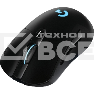 Мышь беспроводная Logitech Gaming Mouse G703 черный, 25600 dpi, радиоканал, USB, кнопки - 6