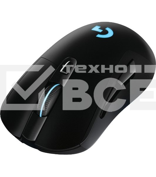 Мышь беспроводная Logitech Gaming Mouse G703 черный, 25600 dpi, радиоканал, USB, кнопки - 6