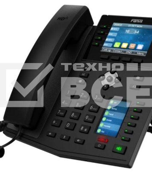 Телефон IP Fanvil X5U 16 линий, цветной экран 3.5