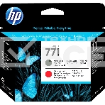 Картридж струйный HP CE017A черный матовый/хроматический красный печатающая головка для HP DJ Z6200, фото2