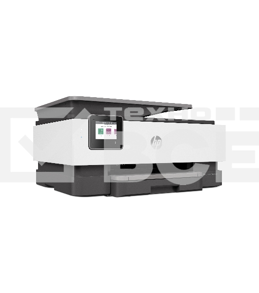 МФУ струйный HP OfficeJet 8023 (1KR64B), A4, цвтной, печ. до 20 стр/мин. (ч/б), до 10 стр/мин. (цвет), скан. до 8 стр/мин. (ч/б) 3.5 стр/мин. (цвет), 1200 x 1200 dpi, USB, RJ-45, Wi-Fi, Air Print