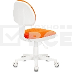 Кресло детское БЮРОКРАТ KD-3, на колесиках, ткань, оранжевый kd-3/wh/tw-96-1, фото6