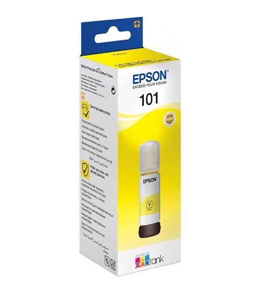Чернила Epson L101 C13T03V44A желтый (70 мл) для Epson L4150/L4160/L6160/L6170/L6190