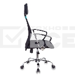 Кресло руководителя Бюрократ KB-6N/SL/B/TW-11 TW-01 TW-11 черный, сетка, крестовина хром, фото9