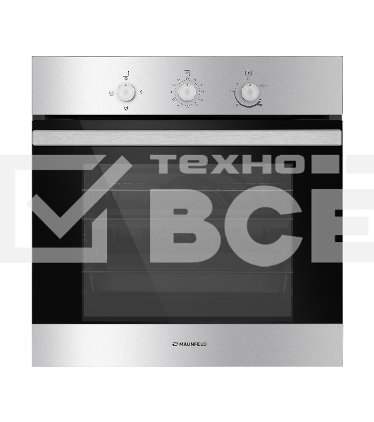 Шкаф духовой газовый Maunfeld MGOG.673S, встраиваемый