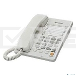 Телефон проводной Panasonic KX-TS2363RUW белый однокноп.набор 20 ном., спикерфон, автодозвон, фото2