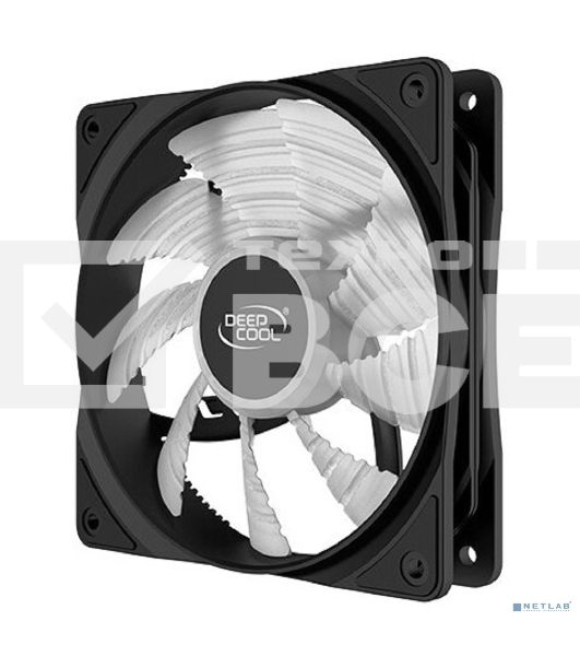 Вентилятор для корпуса DEEPCOOL RF120W черный, 120 мм, 1300 об/мин, 21.9 дБ, 3 pin