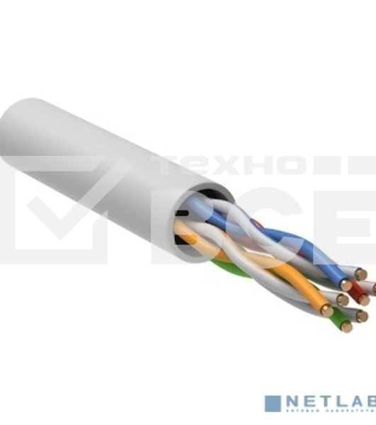Кабель витая пара U/UTP кат.5e 4х2х24AWG solid LSZH GENERICA бел. 305м (м) ITK