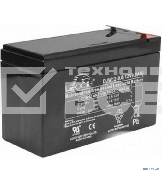 Батарея для ИБП Leoch/STAR DJW12-9.0 12В 9А·ч F2
