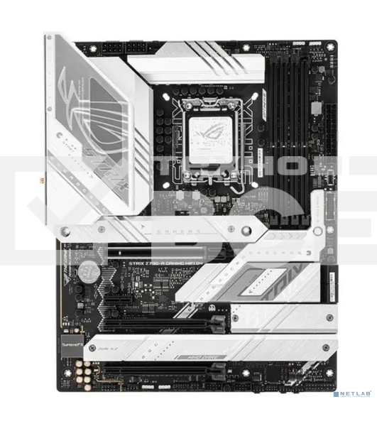 Материнская плата ASUS ROG STRIX Z790-A GAMING WIFI D4, LGA 1700, Intel Z790, 4xDDR4, 4xSATA, 4xM.2, 1xPCI-E 5.0 x16, 2xPCI-E 4.0 x4, 1xHDMI, 1xDP, 1x 2.5Gb LAN, 2xUSB-A 3.2 Gen 2, 4xUSB-A 3.2 Gen 1, 5x3.5 мм, 7.1, Standard-ATX