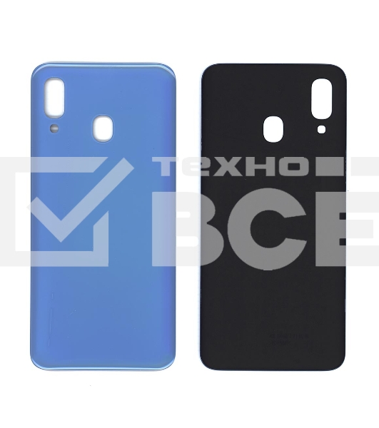 Задняя крышка для Samsung A405F Galaxy A40 (2019) голубая