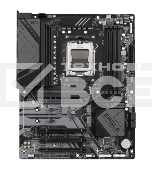 Материнская плата GIGABYTE B650 EAGLE, AM5, AMD B650, 4xDDR5, 4xSATA, 3xM.2, 1xPCI-E 4.0 x16, 1xHDMI, 1xDP, 2xUSB-C 3.2 Gen 1, 2xUSB-A 3.2 Gen 2, 6xUSB-A 2.0, 1x 1Gb LAN, 3x3.5 мм, 7.1, ATX