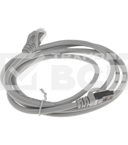 Патч-корд Premier PP6-2M 10000Гбит/с FTP 4 пары cat.6 CCA molded 2м серый RJ-45 (m)-RJ-45 (m)
