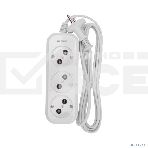 Удлинитель PROconnect 3 гнезда, 3 м, 2х0,75 мм², б/з, белый, фото3