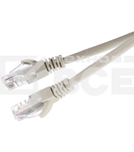 Кабель GOPOWER PATCH RJ-45(M)-RJ-45(M) 00-00029037 5M GREY