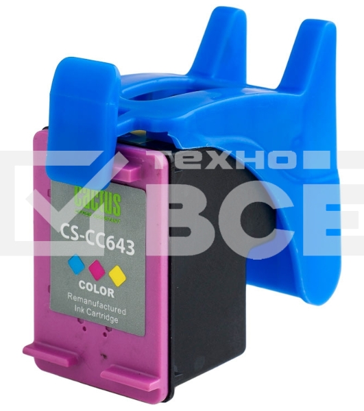 Картридж струйный Cactus CS-CC643 №121 многоцветный (9 мл.) для HP DJ D1663/D2563/D2663/D5563/F2423/F2483/F2493/F4213/F4275/F4283/F4583/PS C4683/C4783
