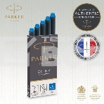 Картридж Parker Quink Z11 (CW1950383) синие чернила смывающиеся для ручек перьевых (5шт), фото3