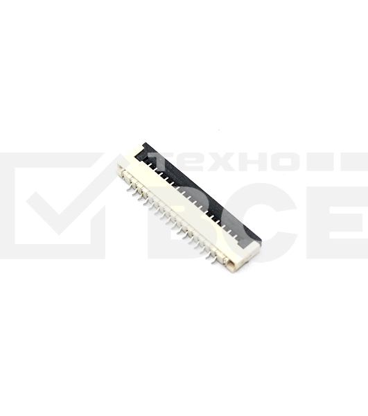 Разъем FPC Flip-Lock 1010-16RLGF 16 pin высота 1мм шаг 1мм