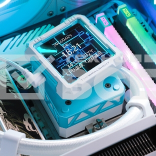Водяное охлаждение для процессора Thermalright Frozen Warframe Pro 360 White ARGB (360mm, White, ARGB/ Fans: 3x120mm, 70.84CFM, 29.8dBA, 2000RPM/ Pump height 60mm, 23dBA, 3000RPM, Rad thickness 27mm/ S: 1200, 1700, 1851, 2011, 2066, 115X, AM4, AM5)