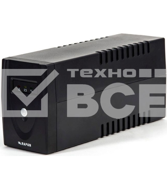 Источник бесперебойного питания RAPAN-UPS 600 220В 600В.А/350Вт меандр с АКБ 7А.ч интерактивный Бастион 739