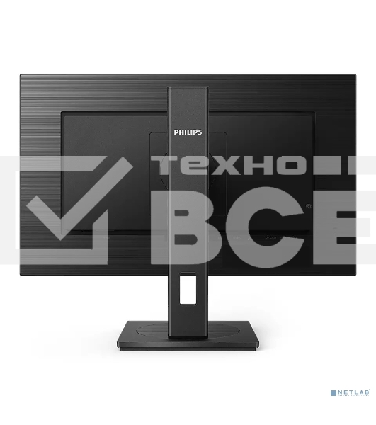 Монитор 23.8' PHILIPS 243S1/00 Black с поворотом экрана (IPS, 1920x1080, 75Hz, 4 ms, 178°/178°, 250 cd/m, 50M:1