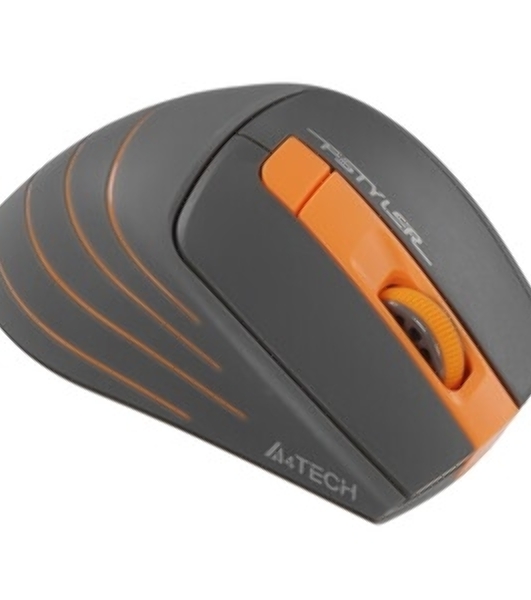 Мышь беспроводная A4Tech Fstyler FG30S серый, 2000 dpi, радиоканал, USB, кнопки - 6