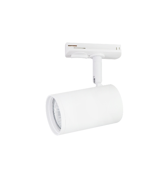 Трековый однофазный светильник со сменной лампой Ambrella light GL5128 WH белый GU10 max 12W