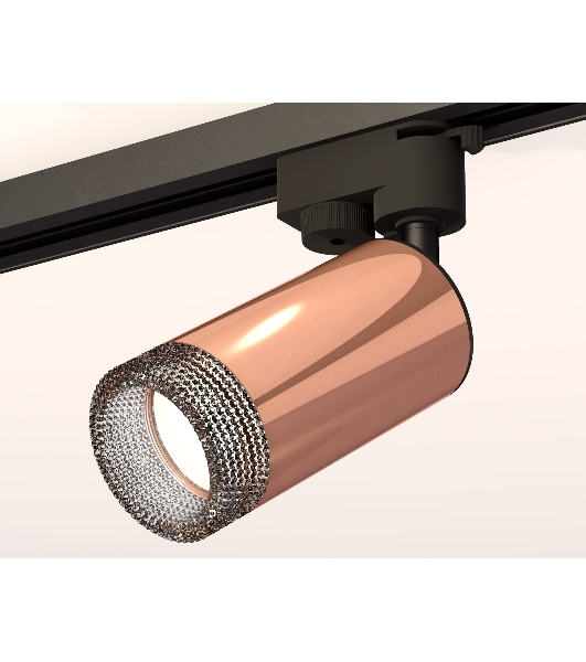Светильник Ambrella light XT6326011 PPG/SBK/BK золото розовое полированное/черный песок/тонированный MR16 GU5.3
