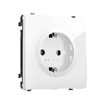 MS106010 Комплект механизма электрической розетки SIGMA Белый глянец 50Hz 2P+E с/з 16A-250V QUANT PRO (SP1060, PR141), фото 1