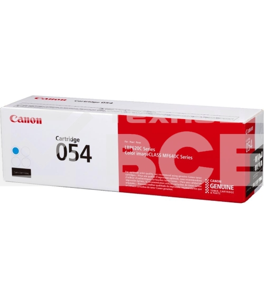 Картридж лазерный Canon 054 C (3023C002) голубой (1200 стр.) для Canon MF645Cx/MF643Cdw/MF641Cw/LBP623Cdw/621Cw
