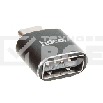 Переходник HOCO UA5 Type-C to USB converter, черный, фото2
