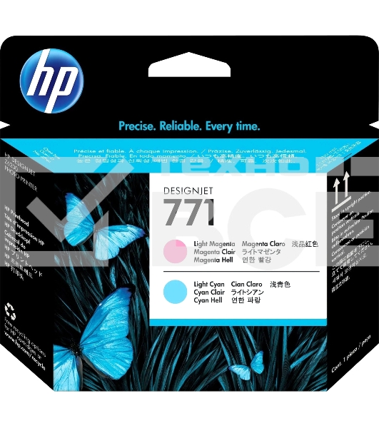 Картридж струйный HP CE019A светло-голубой/светло-пурпурный печатающая головка для HP DJ Z6200