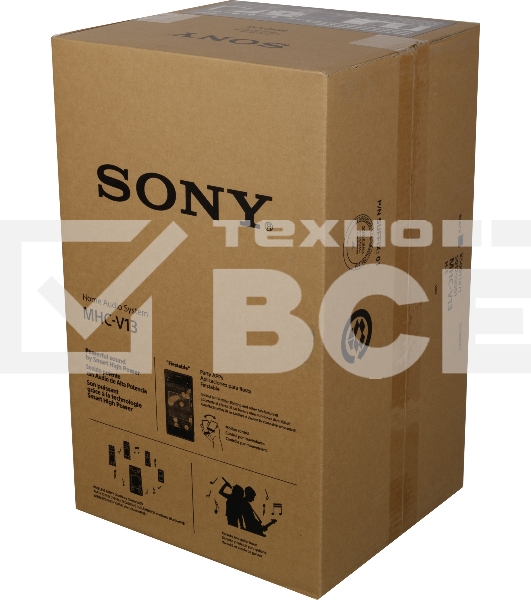 Минисистема Sony MHC-V13 черный CD CDRW FM USB BT