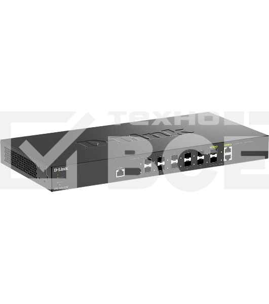 Настраиваемый L2+ коммутатор D-Link DXS-1210-12SC/B1A PROJ с 10 портами 10GBase-X SFP+ и 2 комбо?портами 10GBase-T/SFP+