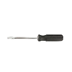 Отвертка Sparta SL6х100 мм, углеродистая сталь, черная пластиковая рукоятка, фото 1