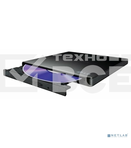Оптический привод внешний DVD-RW LG GP57EB40 черный USB slim RTL