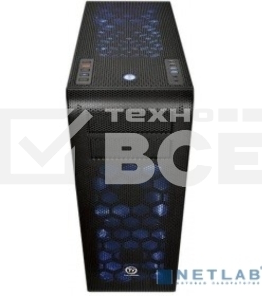 Корпус Thermaltake Core V71 TG (407788) CA-1B6-00F1WN-04 /Black/Win/SECC/Tempered Glass