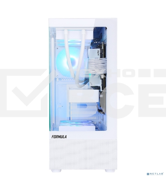 Компьютерный корпус AeroCool / Formula Crystal Z1 PLUS белый без БП ATX 2xUSB2.0 1xUSB3.0 1xUSB3.1 audio bott PSU