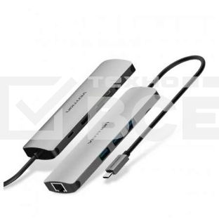 Мультифункциональный хаб Vention USB Type C 9 в 1