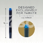 Картридж Parker Quink Z11 (CW1950383) синие чернила смывающиеся для ручек перьевых (5шт), фото4
