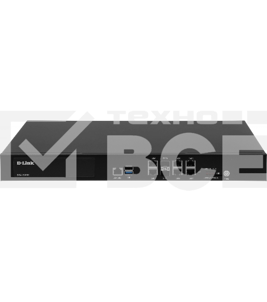 Маршрутизатор D-Link Service Router, 6x1000Base-T,  2x10GBase-X SFP+, 2xUSB ports, RJ45 Console