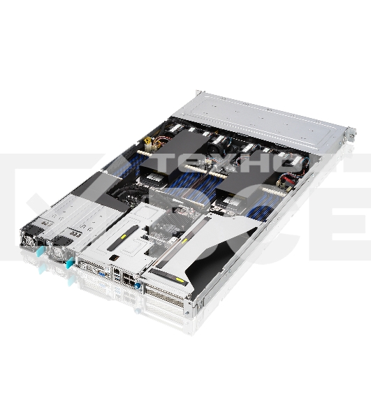 Серверная платформа/ ASUS RS720-E11-RS12U, 2U, 2 x LGA4677,  32 DIMM DDR5, 12=8 x NVMe/SAS*/SATA + 4 NVMe/SATA hs, 2 x M.2 slot, 2 x 10Gbe (X710) RJ45 port,Up to 8 slots PCIe 5.0, 1 x OCP 3.0, 1+1 1600W