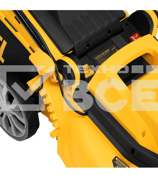 Газонокосилка электрическая GMC-2000, шир. 44см, 2000 Вт, 6 уров., травосб. 45 л Denzel