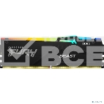 Оперативная память Kingston Fury Beast RGB, DDR5, 32GB (1x32GB), 6000 MHz, CL36, с радиатором, RGB, черный, фото6
