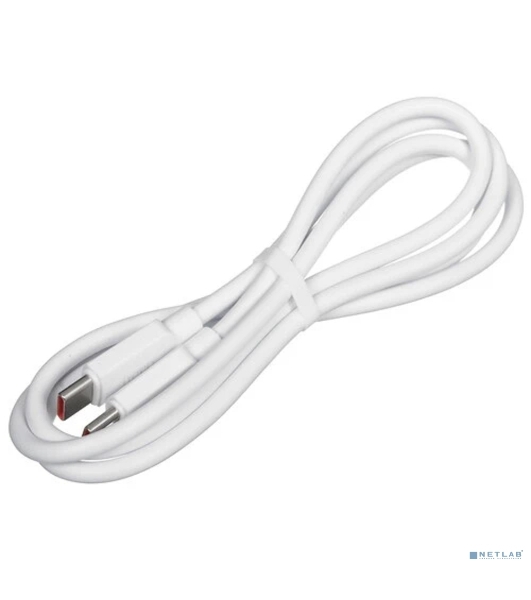 Кабель USB2.0 Hoco Type-C/Type-C, 5А, 100Вт, X96, 1м, белый, коробка