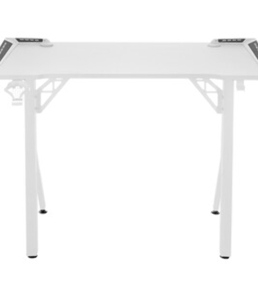 Стол игровой Defender FOTON RGb белый