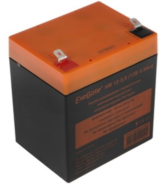 Батарея для ИБП ExeGate EX285951RUS HR 12-5.8 (12V 5.8Ah 1223W, клеммы F2)